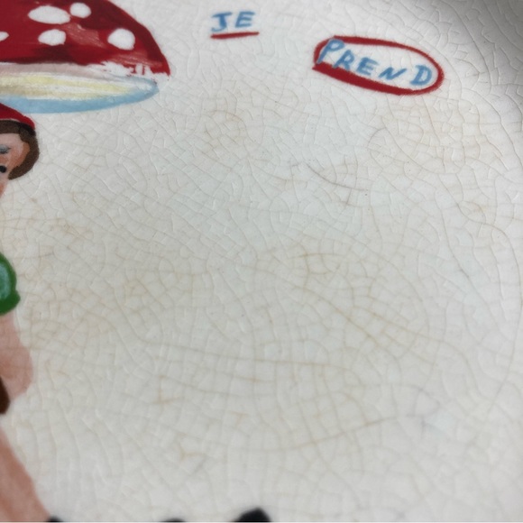 Anthropologie Nathalie Lete ceramic 10” dinner plate. - Picture 6 of 7